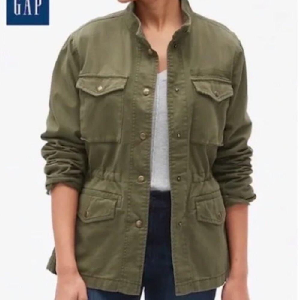 GAP Green Utility Jacket Size Medium